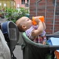 Greta figured out the sippy cup